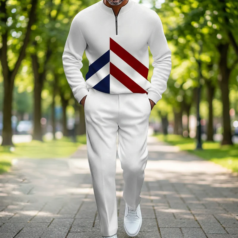 👕 Sporty Half-Zip Outfit
